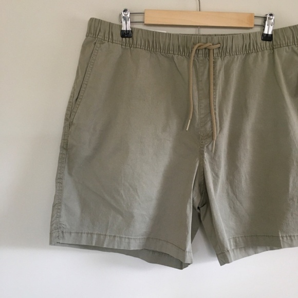 lZOD Saltwater Relaxed Classics Shorts Beige Mens Sz 2XL Elastic Waist Stretch - Picture 3 of 15